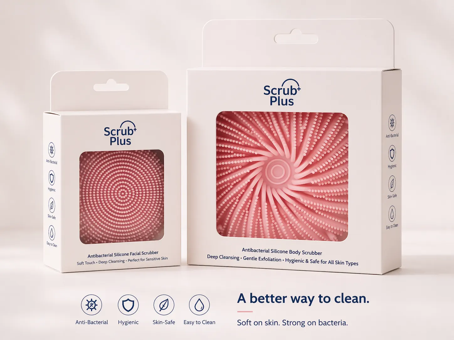 بكج ليفة الجسم وليفة الوجه من Scrub Plus